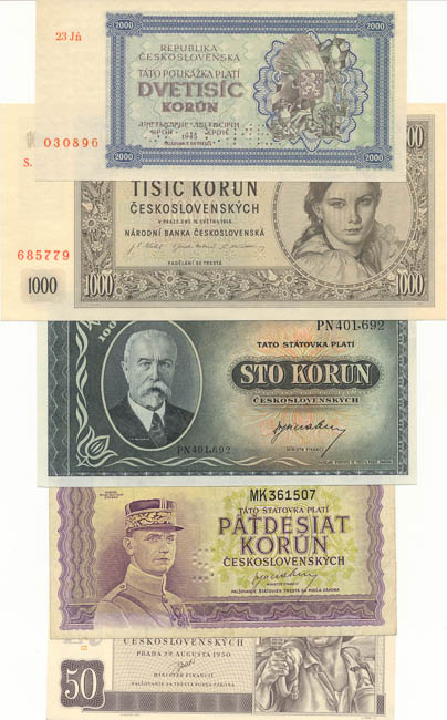 Banknotes (25 pcs) - front