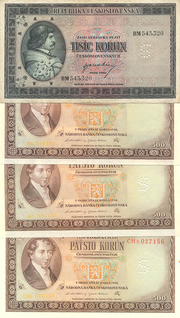 Banknotes (4 pcs) - front
