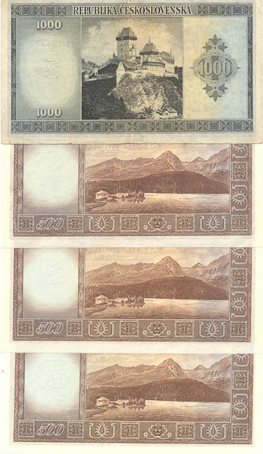 Banknotes (4 pcs) - back