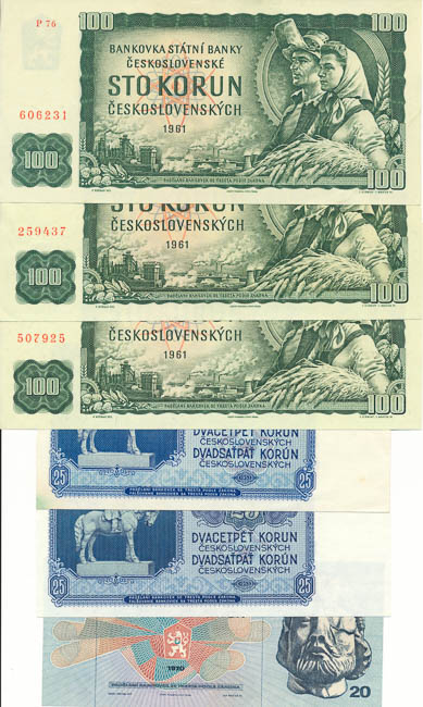 Banknotes (13 pcs) - front