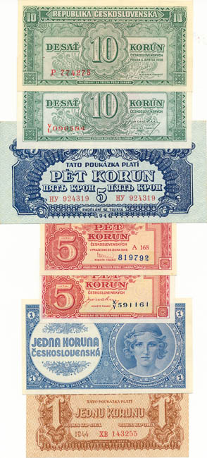 Banknotes (13 pcs) - back