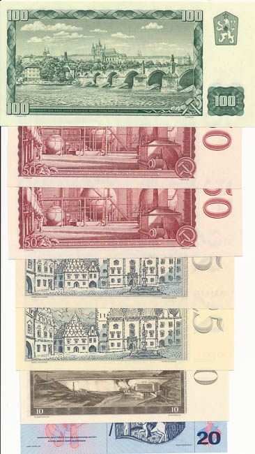 Banknotes (7 pcs) - back