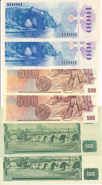 Banknotes (6 pcs) - back