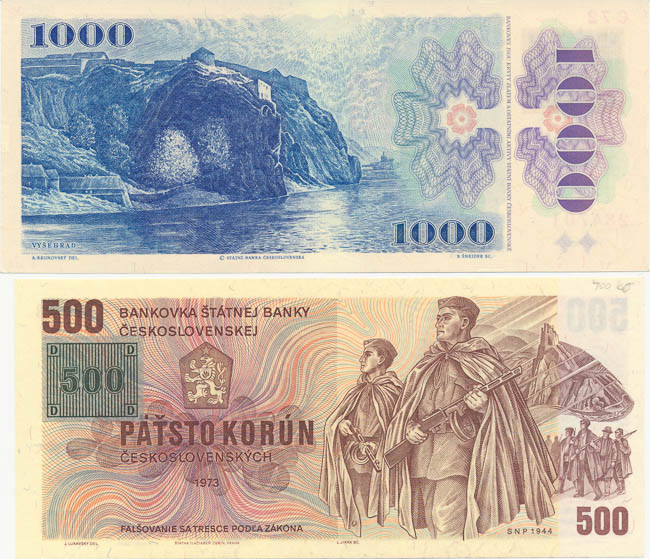Banknotes (2 pcs) - back