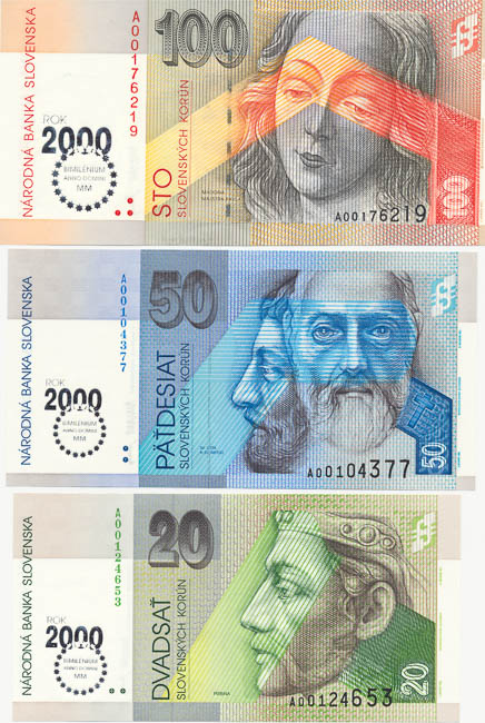 Banknotes (3 pcs) - front