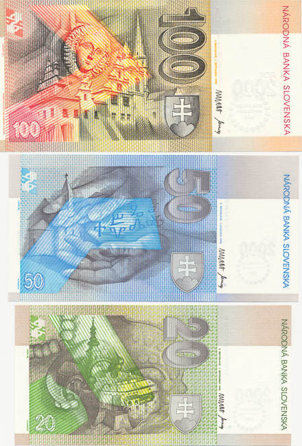 Banknotes (3 pcs) - back
