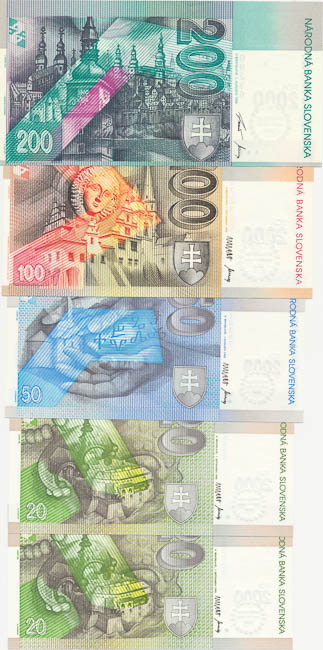 Banknotes (5 pcs) - back