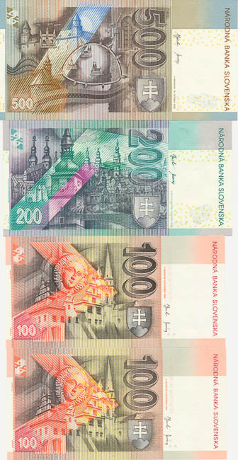 Banknotes (4 pcs) - back