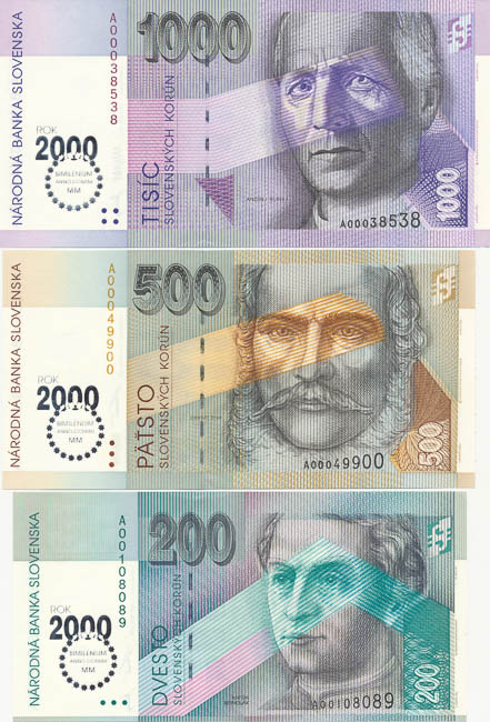 Banknotes (3 pcs) - front