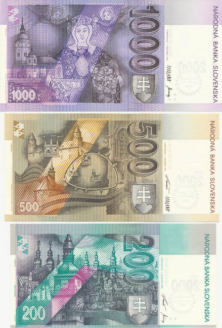 Banknotes (3 pcs) - back
