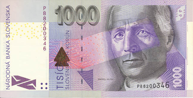 1000 Koruna 2005 P - front