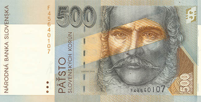 500 Koruna 1996 F - front