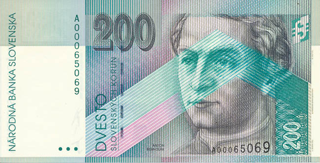 200 Koruna 1995 A - front