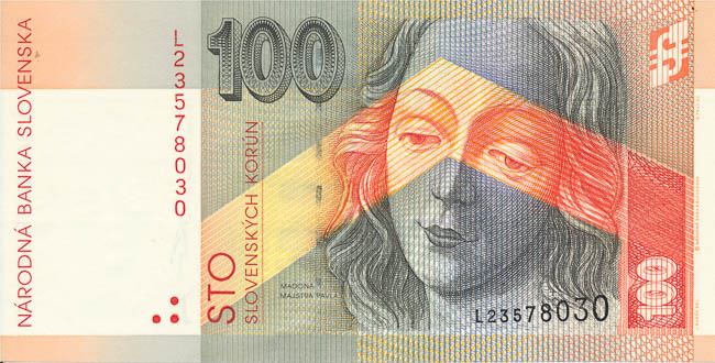 100 Koruna 1997 L - front