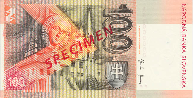 100 Koruna 2004 A (annulus) - back