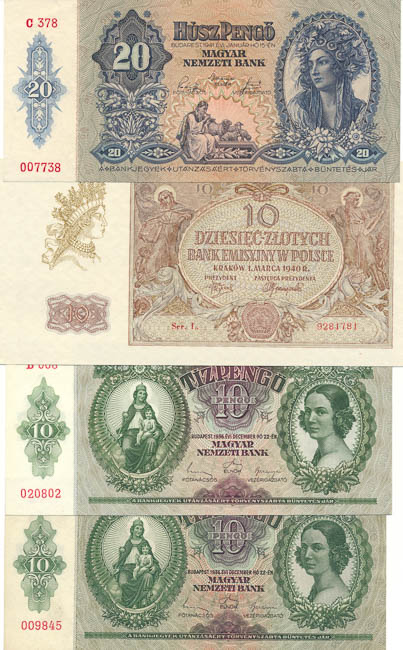 Banknotes (8 pcs) - back