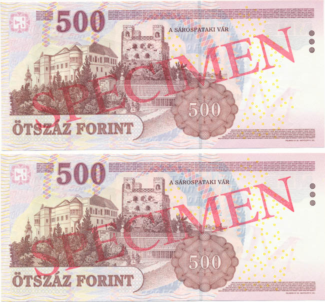 500 Forint (MINTA - 2 ks) - reverz
