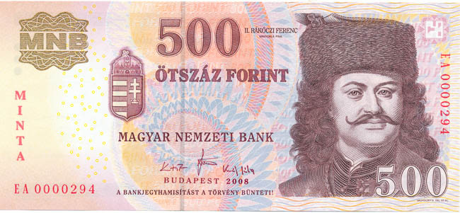 500 Forint 2008 EA (MINTA) - front