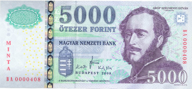 5000 Forint 2008 BA (MINTA) - front