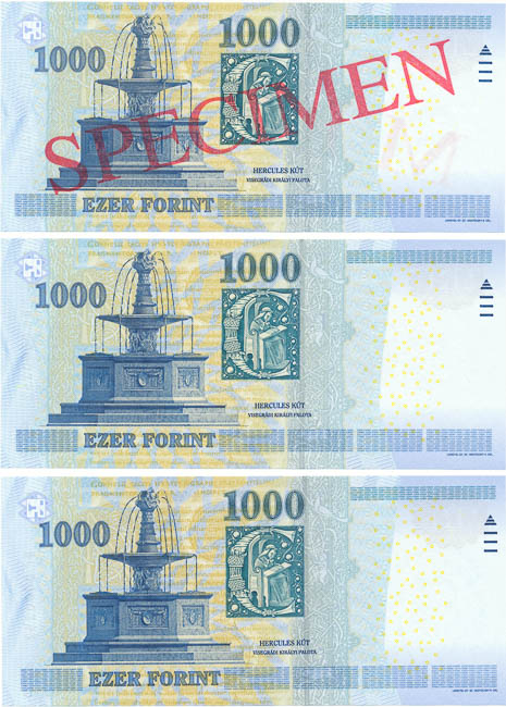1000 Forint 2011 (3 ks) - reverz