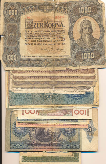 Banknotes (68 pcs) - back