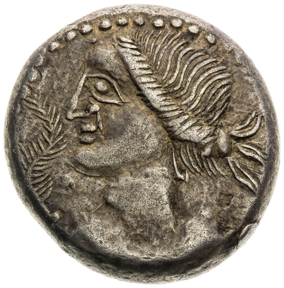Hexadrachma (okolo 70–40 pr. Kr.) - averz
