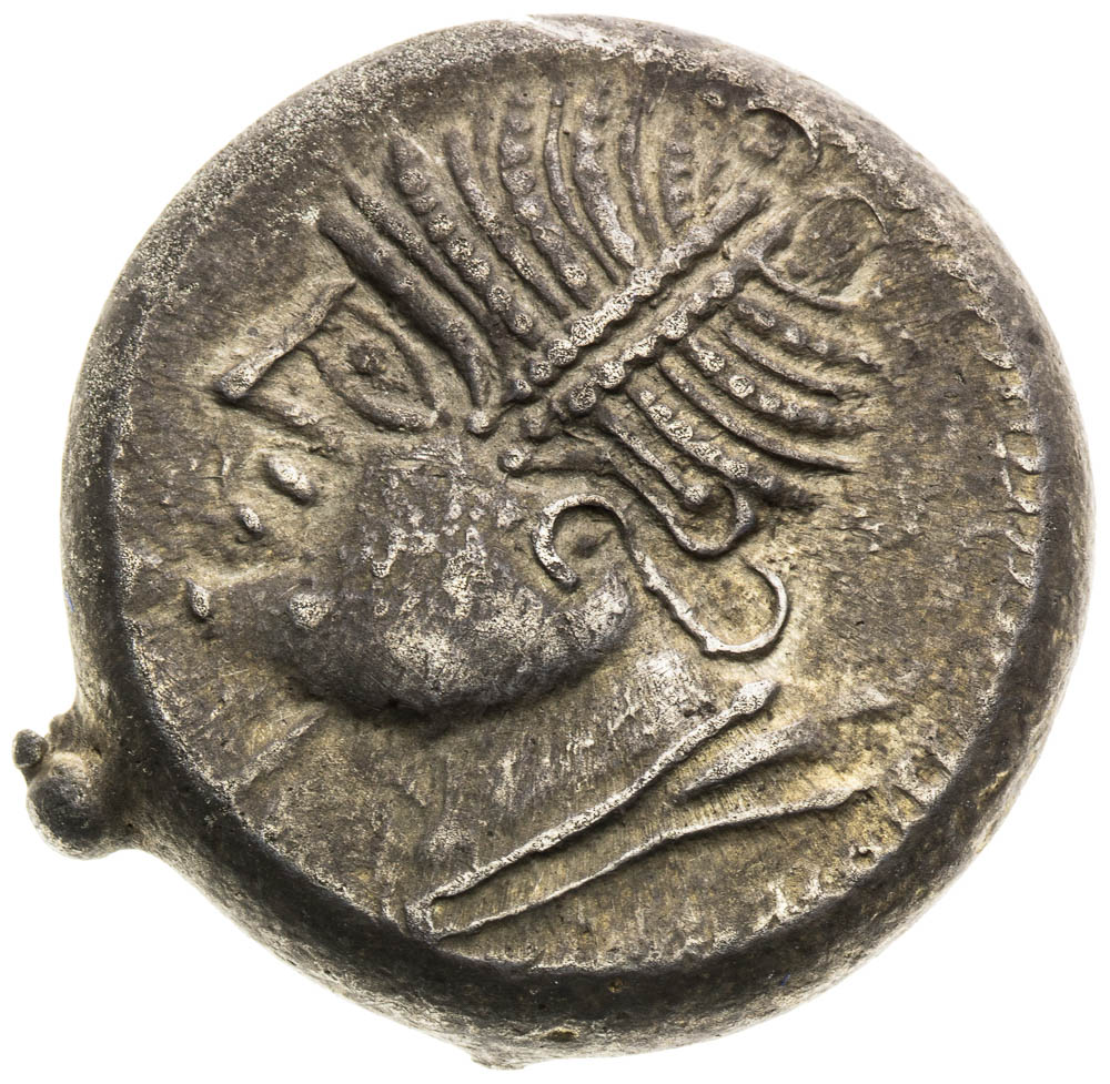 Hexadrachma (okolo 70–40 pr. Kr.) - averz