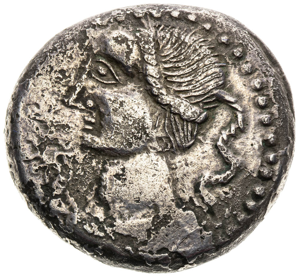 Hexadrachma (okolo 70–40 př. Kr.) - avers