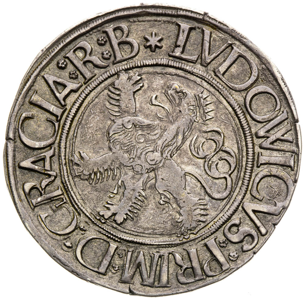 1/2 Thaler (around 1523–1524) - back