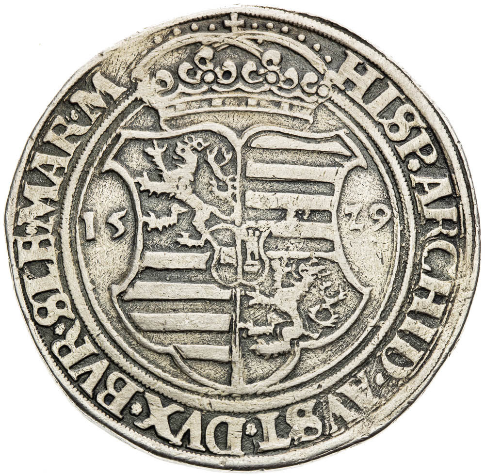 Thaler 1529 - back