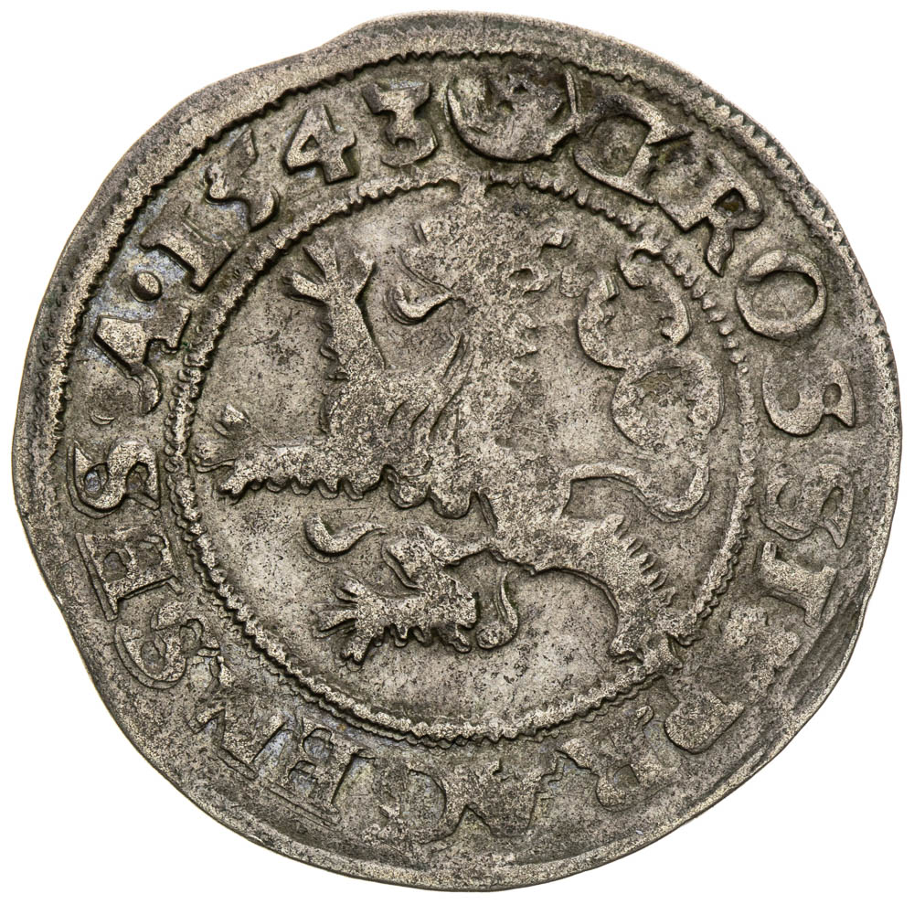 Prague Groschen 1543 - back