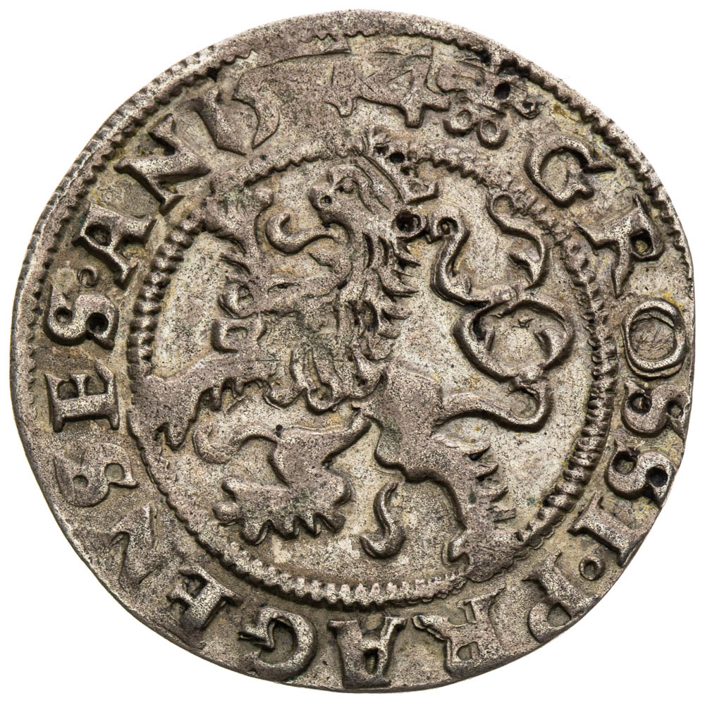 Prague Groschen 1544 - back