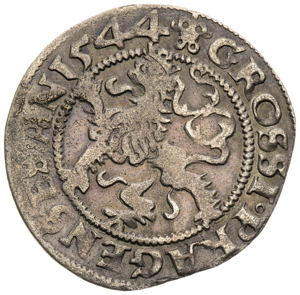 Prague Groschen 1544 - back