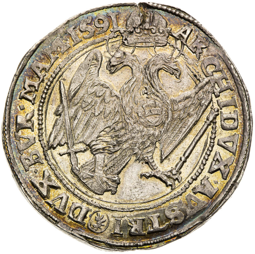 Thaler 1591 - back