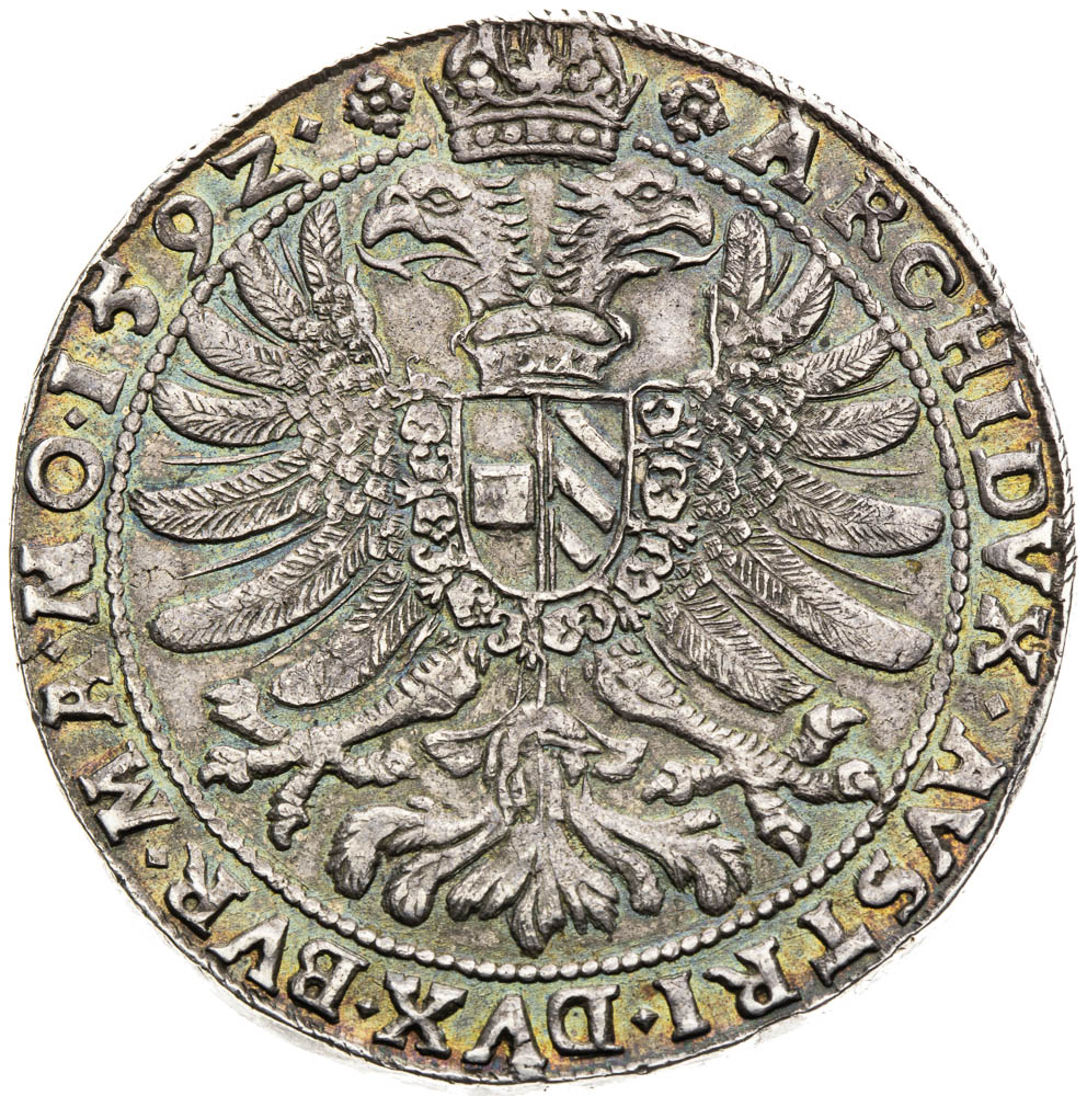 Thaler 1592 - back