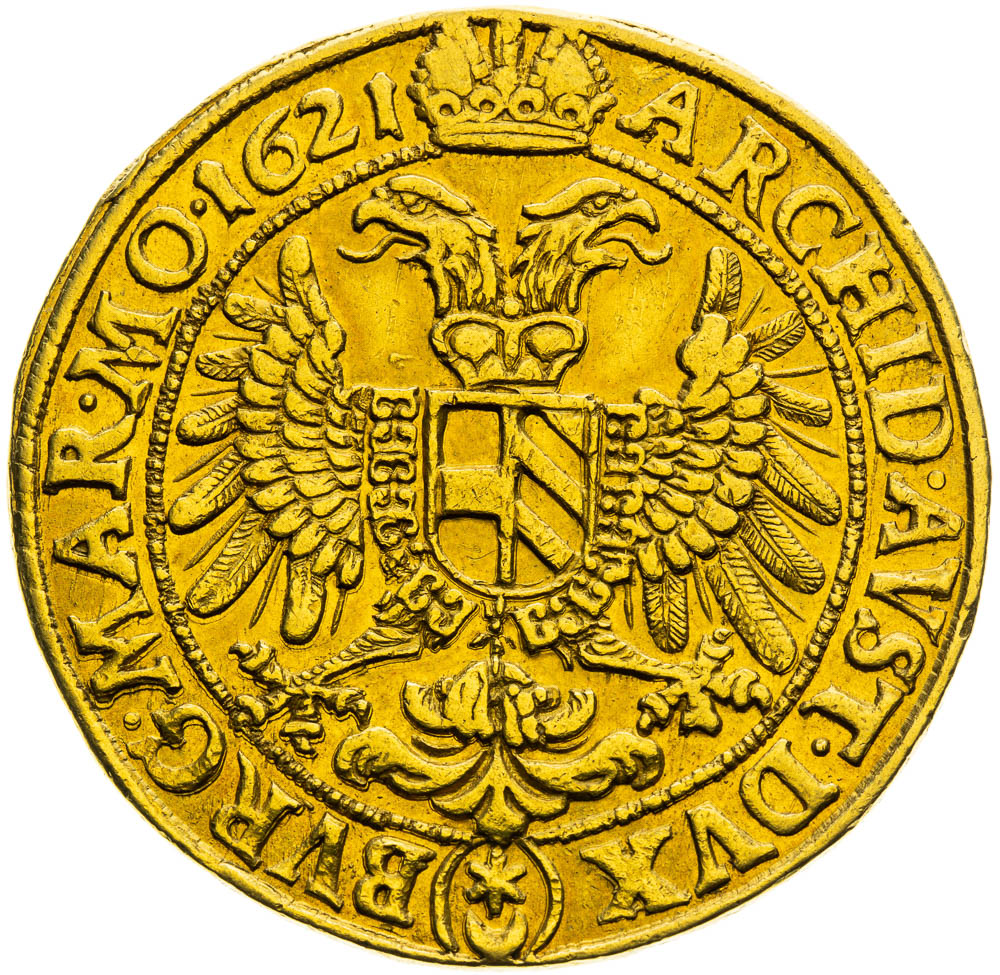 10 Ducats 1621 - back