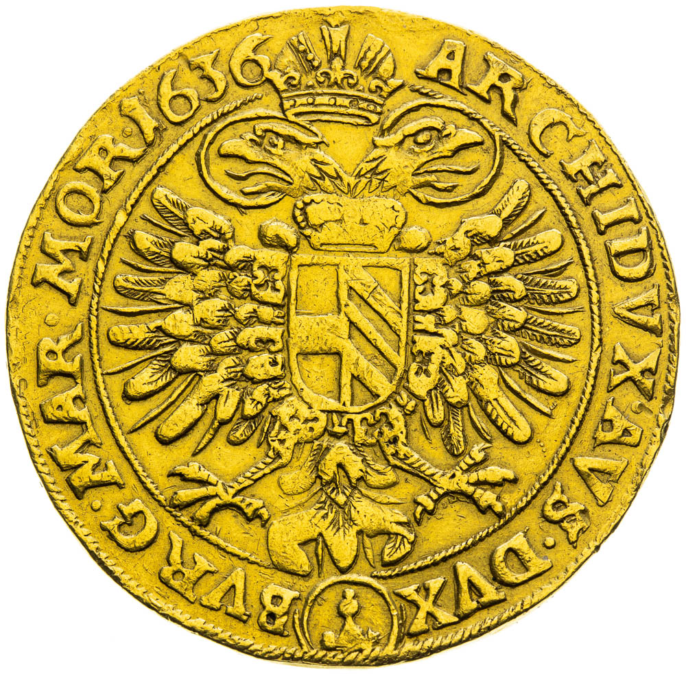 10 Ducats 1636 - back