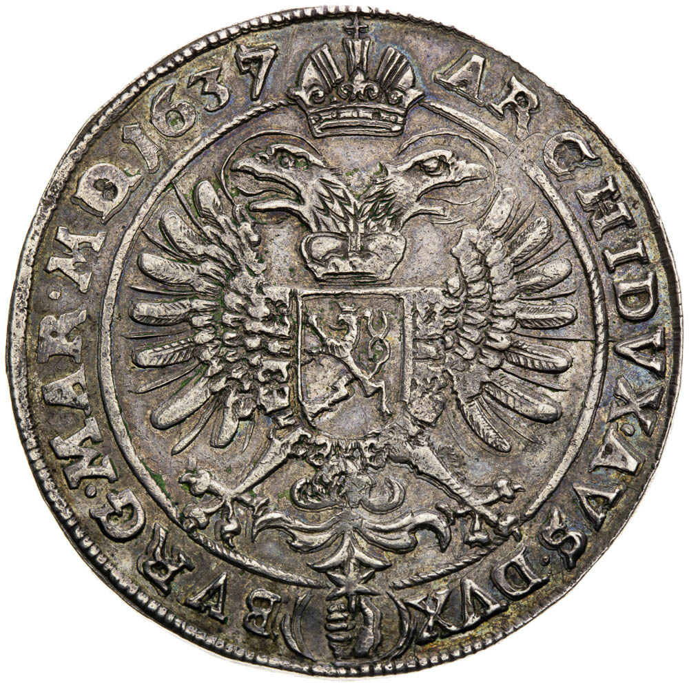 Thaler 1637 - back