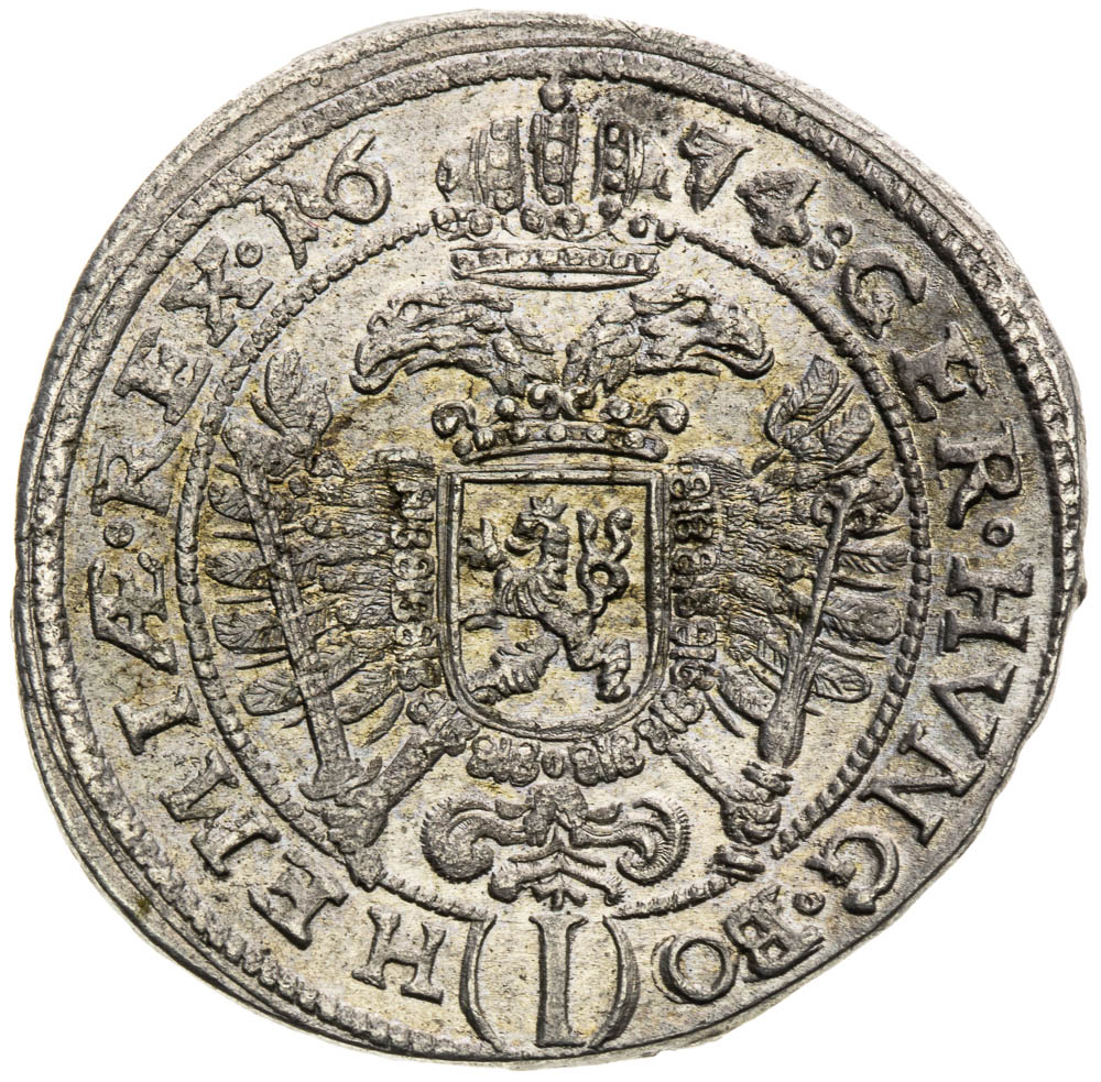 XV Kreutzer 1674 - back