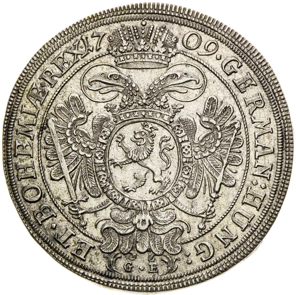 Thaler 1709 - back