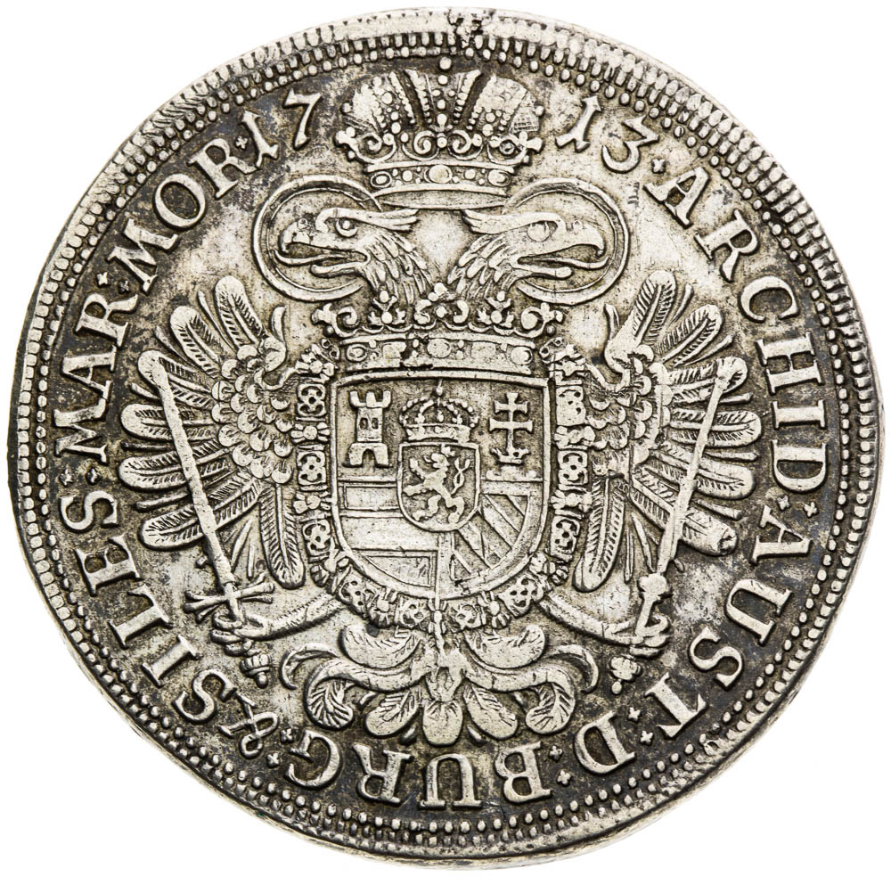 Thaler 1713 - back