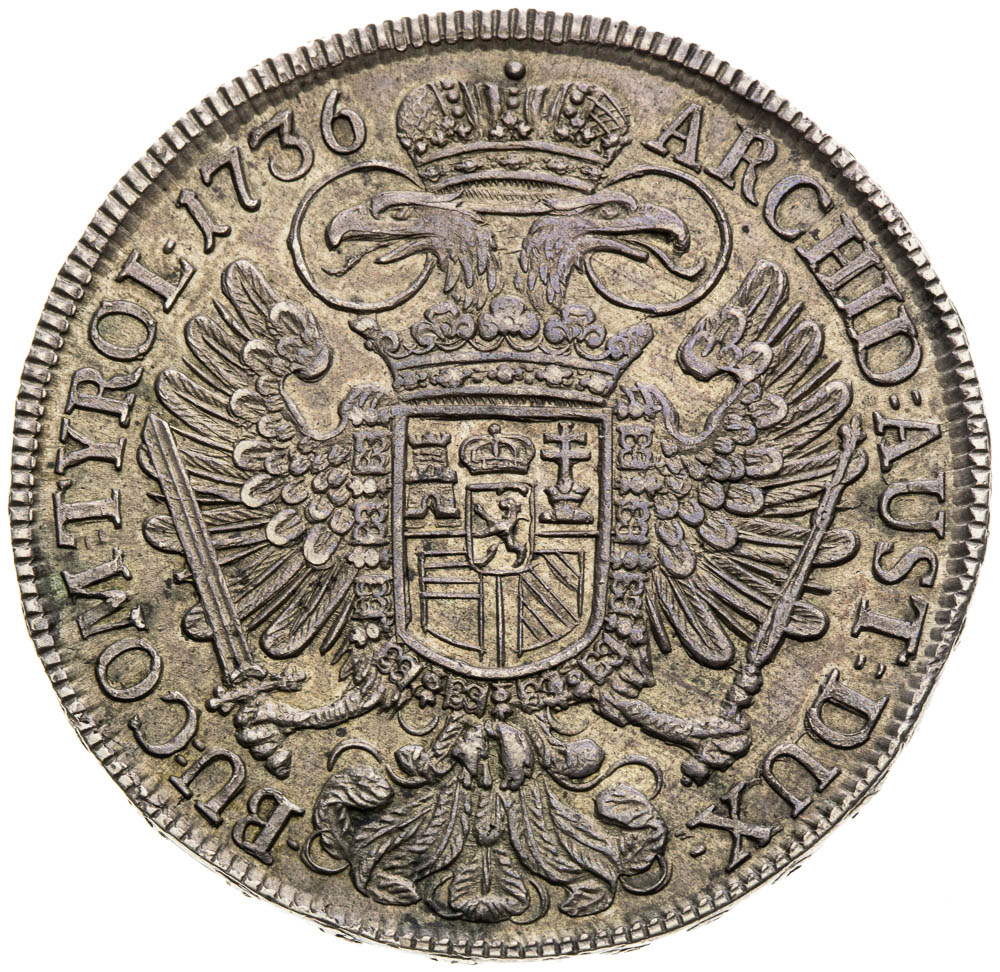 Thaler 1736 - back