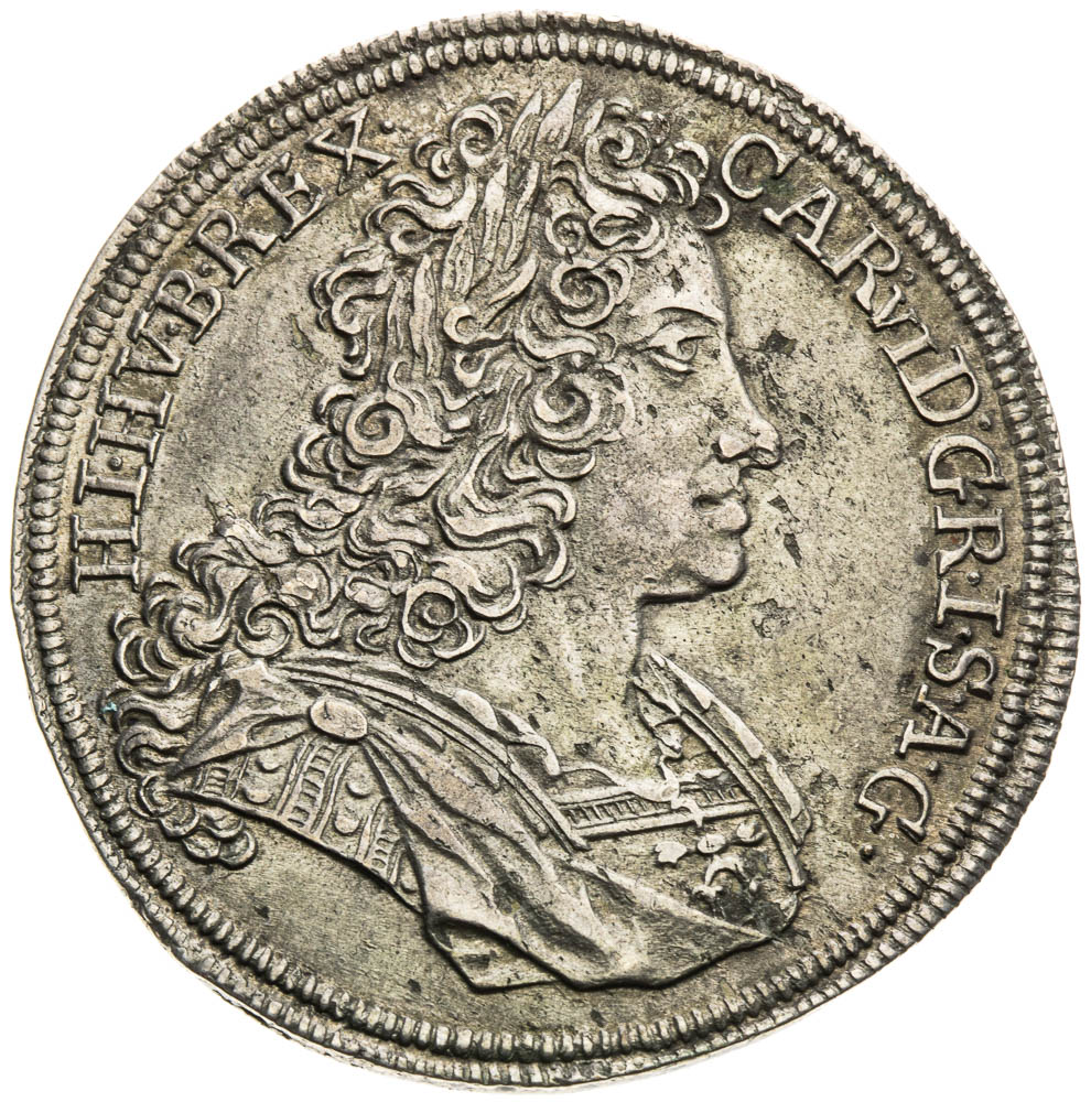 1/2 Thaler 1718 - front