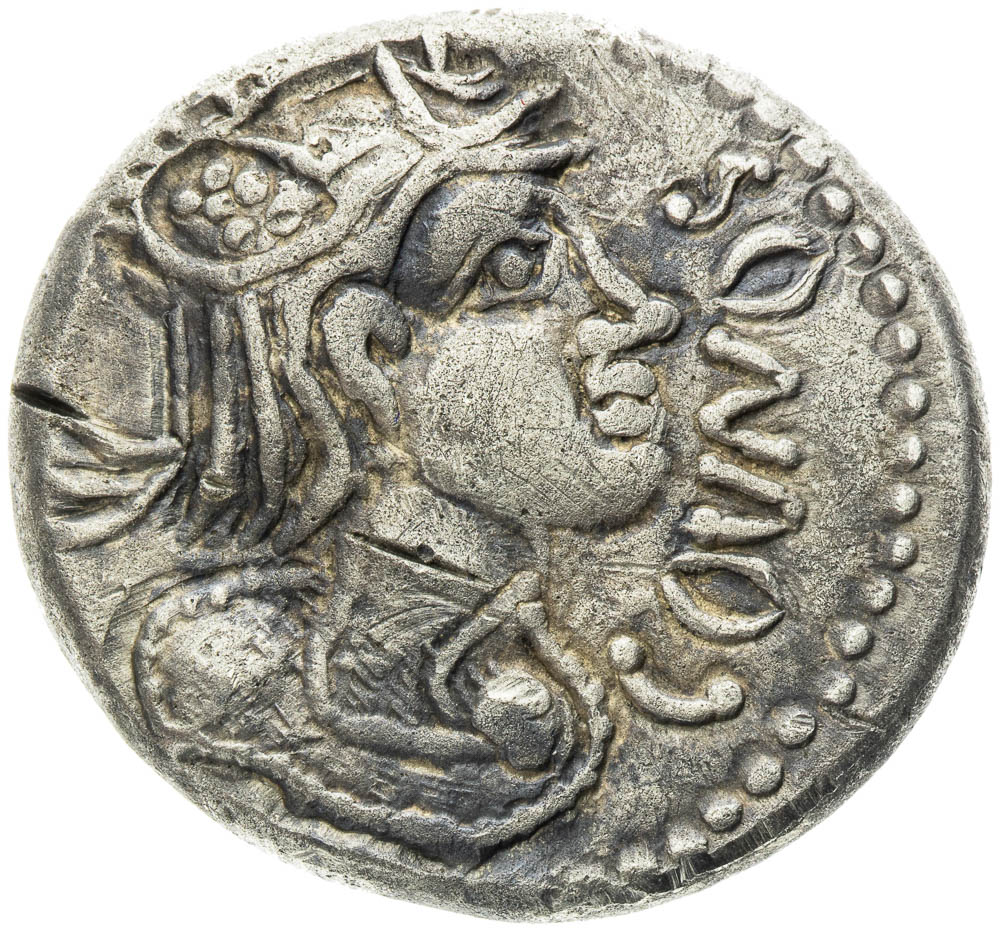Hexadrachma (okolo 70–40 pr. Kr.) - averz