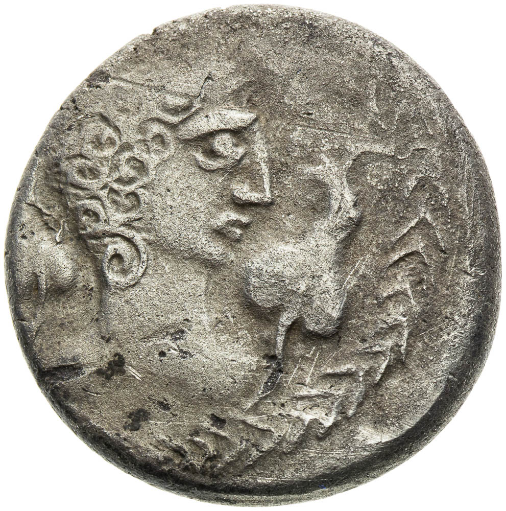 Hexadrachma (okolo 70–40 pr. Kr.) - averz