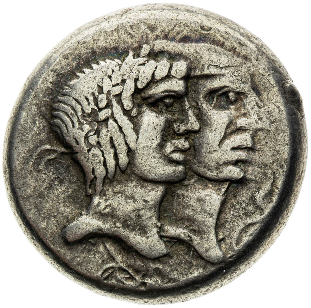 Hexadrachma (okolo 70–40 pr. Kr.) - averz