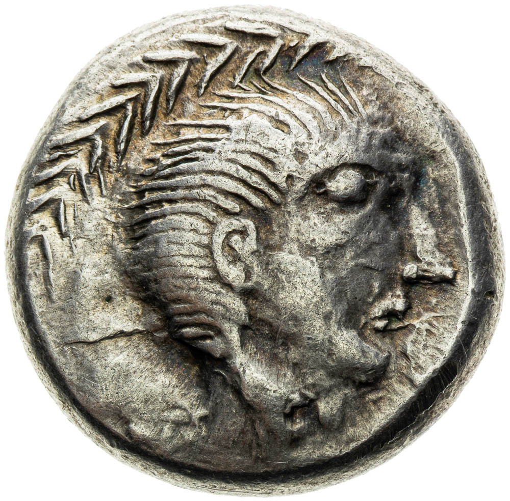 Hexadrachma (okolo 70–40 pr. Kr.) - averz