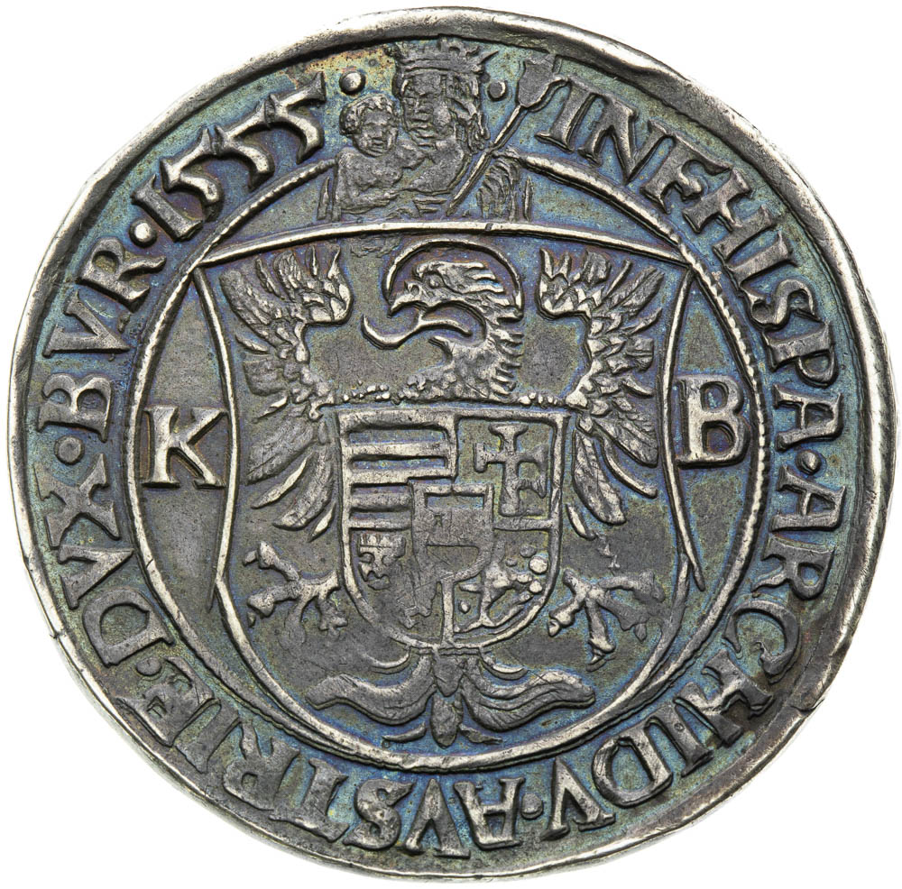1/2 Thaler 1555 - back