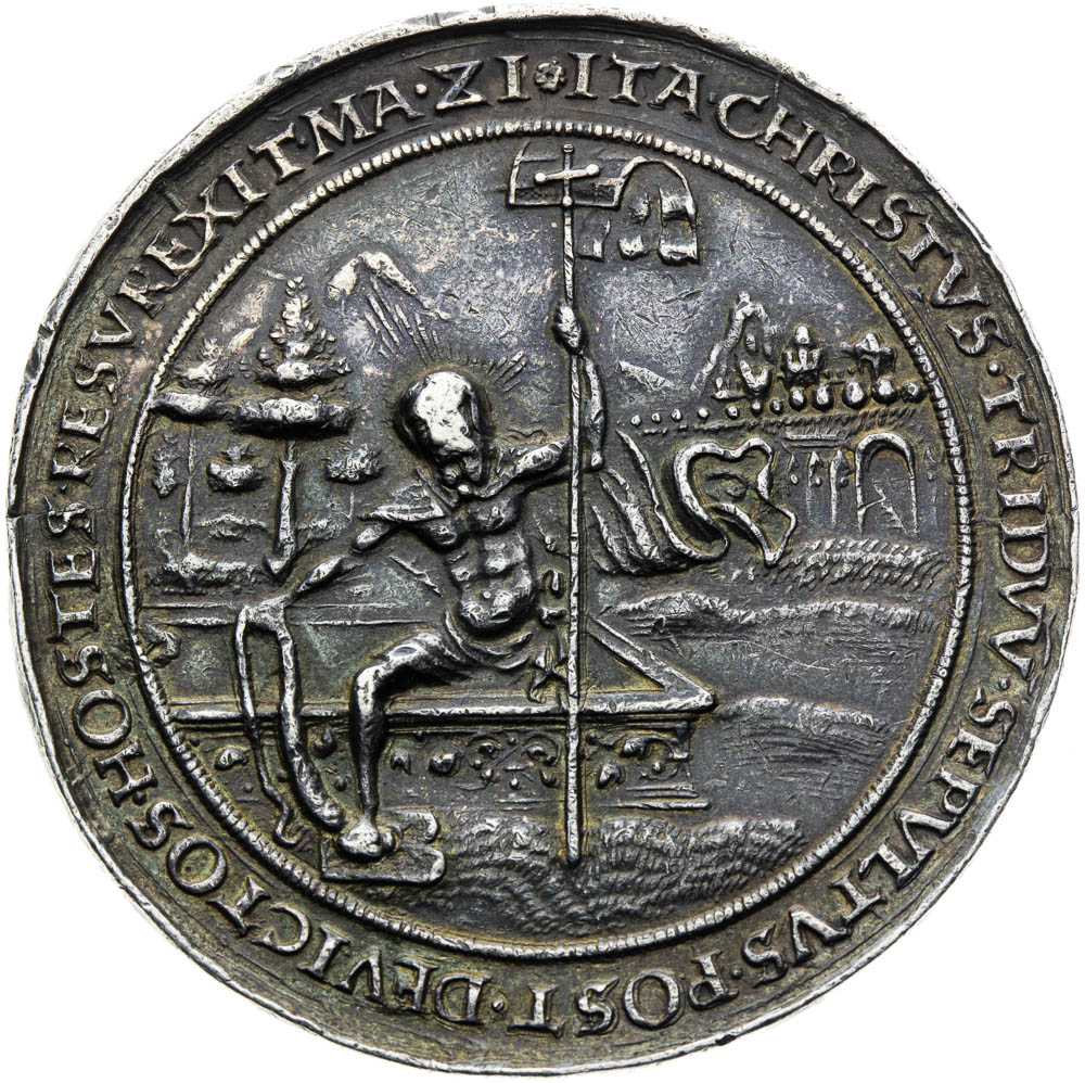 Silver medal  - back