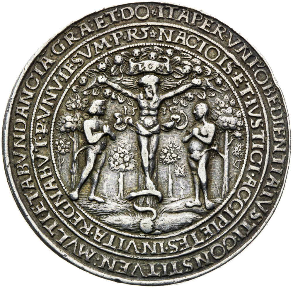Silver medal 1535 - front